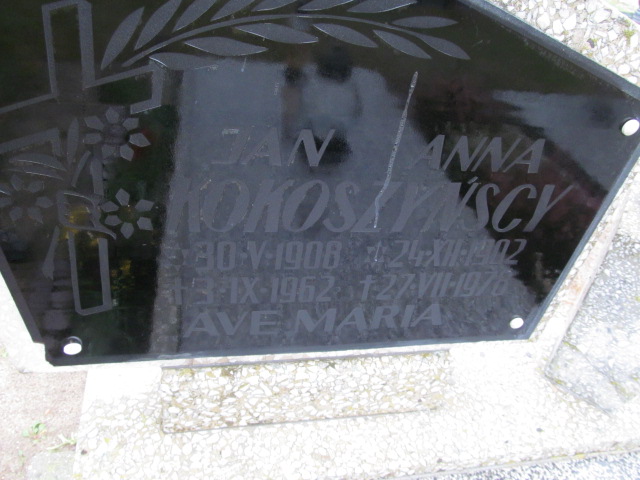 Anna Kokoszyńska 1902 Kożuchów - Grobonet - Wyszukiwarka osób pochowanych