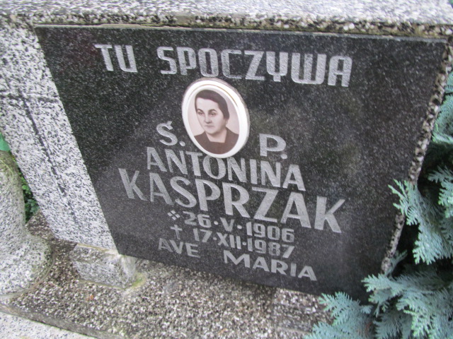 Antonina Kasprzak 1906 Kożuchów - Grobonet - Wyszukiwarka osób pochowanych