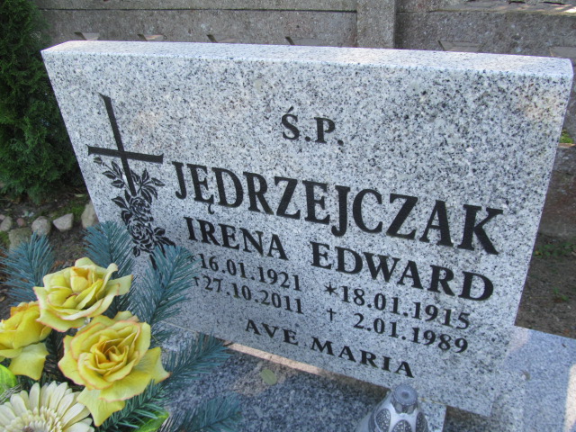 Irena Jędrzejczak 1921 Kożuchów - Grobonet - Wyszukiwarka osób pochowanych