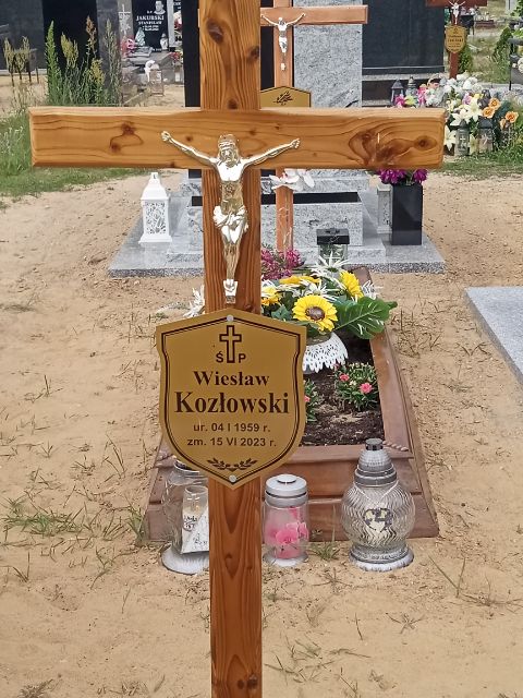 Wiesław Kozłowski 1959 Kożuchów - Grobonet - Wyszukiwarka osób pochowanych