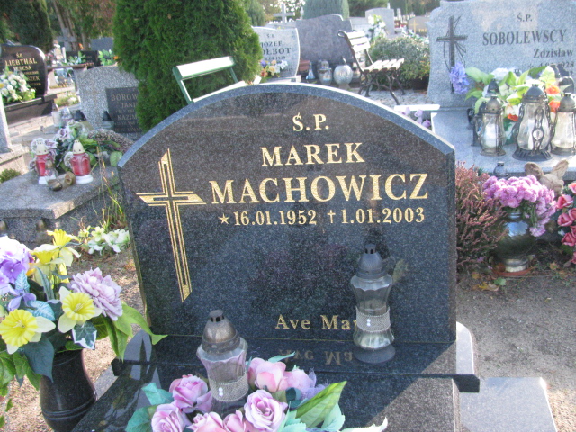 Marek Machowicz 1952 Kożuchów - Grobonet - Wyszukiwarka osób pochowanych