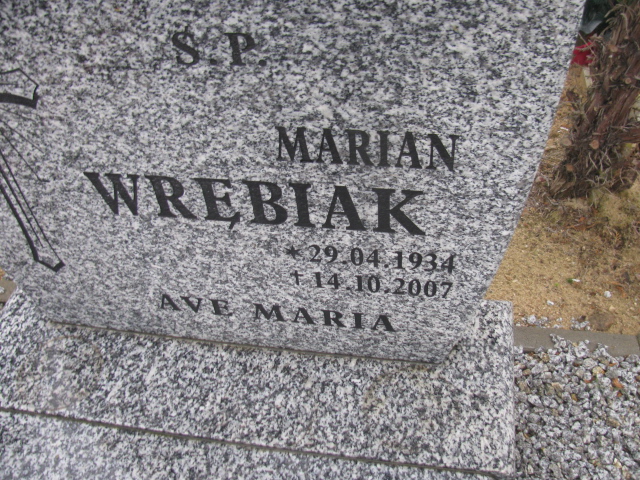 Marian Wrębiak 1934 Kożuchów - Grobonet - Wyszukiwarka osób pochowanych