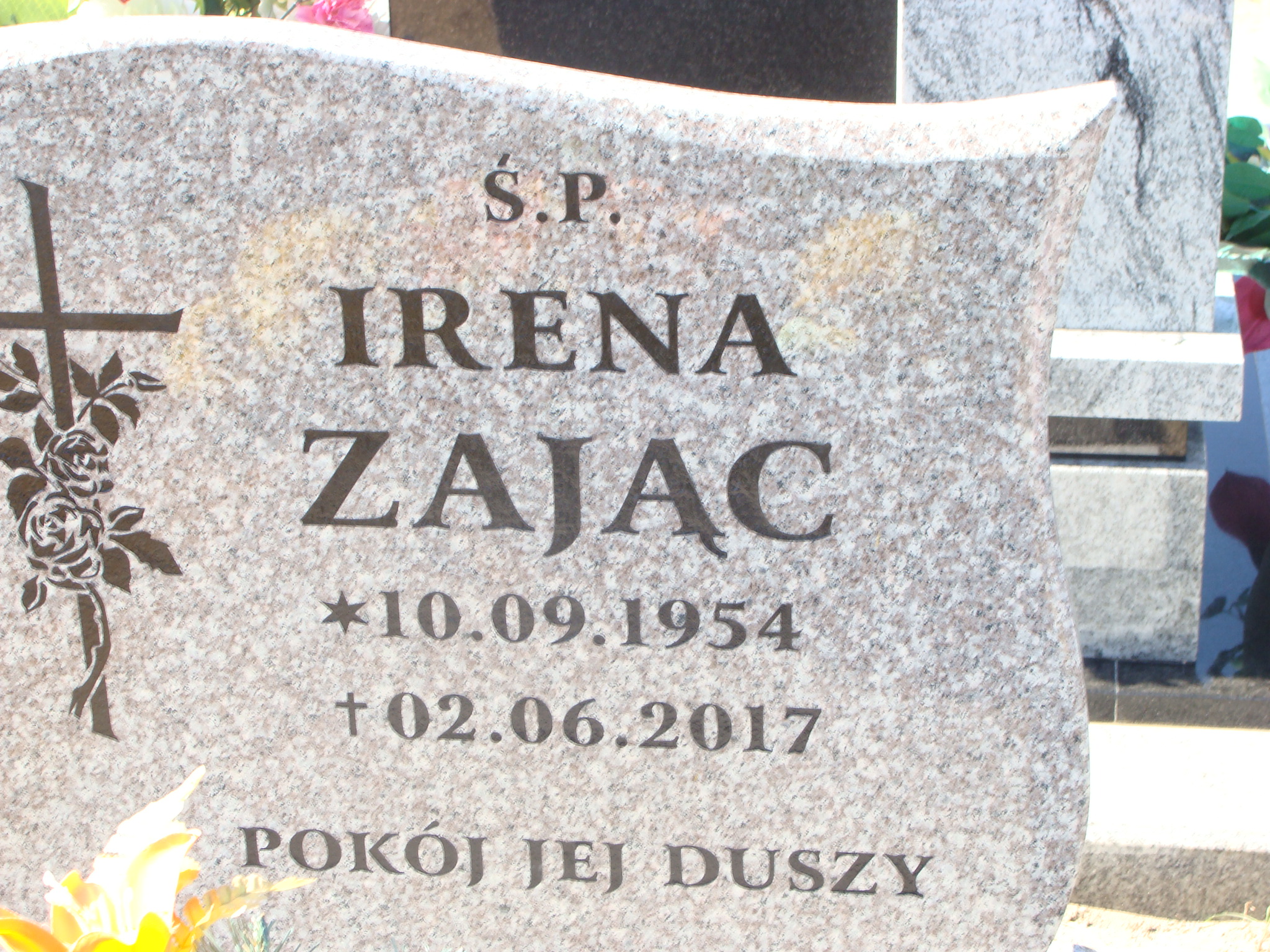 Grób Irena  Zając
